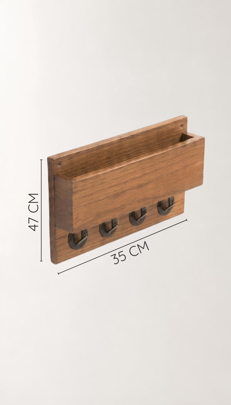 Llavero Organizador de Pared con Porta Correo